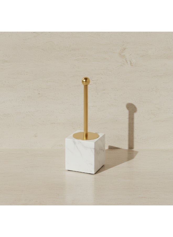 Home Box Royal Marble Toilet Brush Holder - Image 1